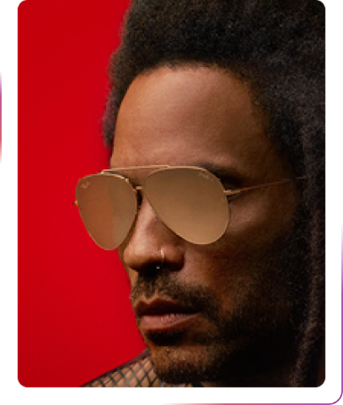 A man wearing glasses