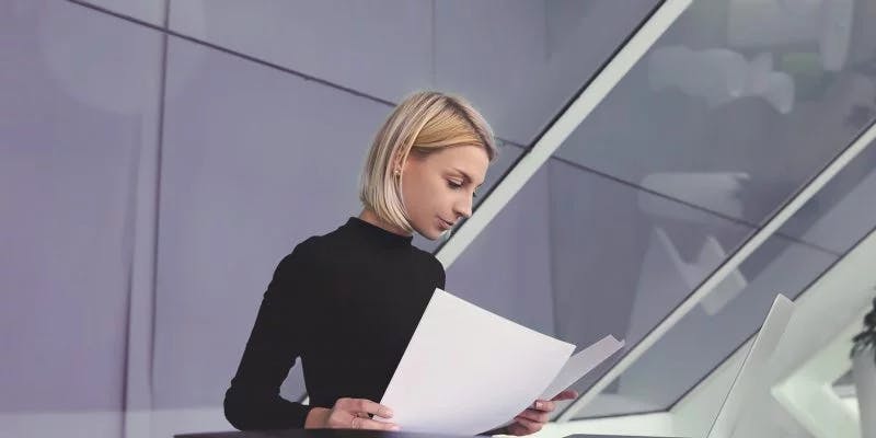 Woman in the office