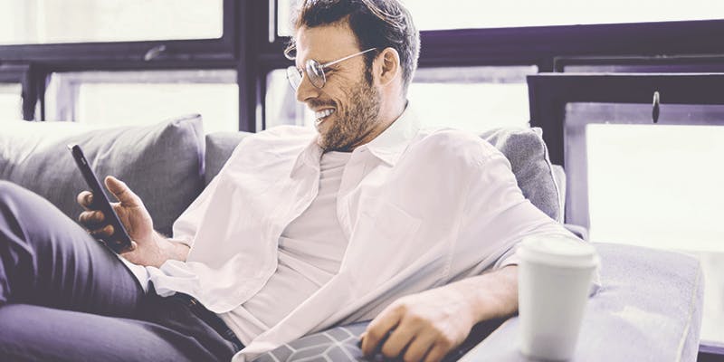 Man with phone
