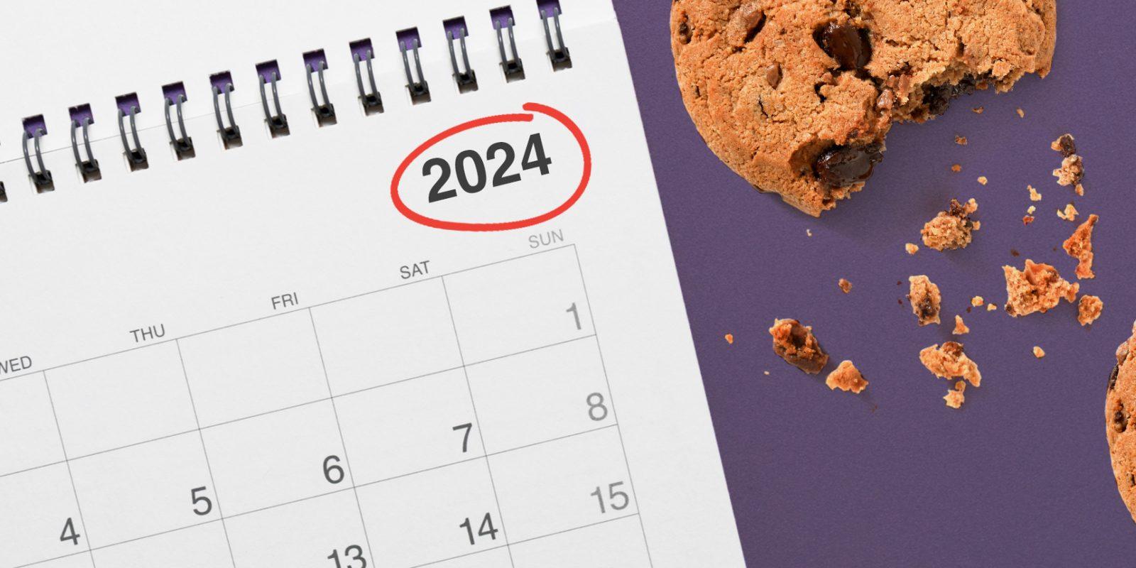 Calendar presenting date of 3rd party cookies deprecation