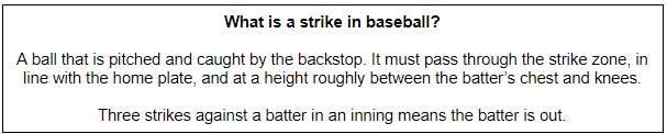 baseball strike explanation