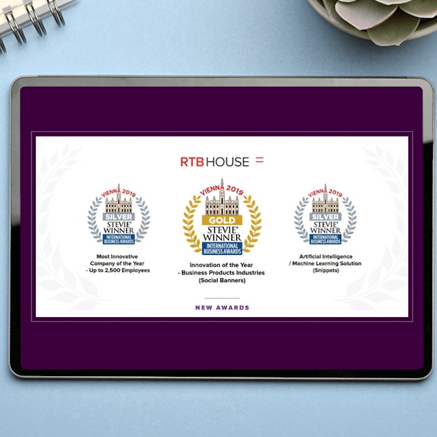 RTB House wins 2019 Stevie® Awards