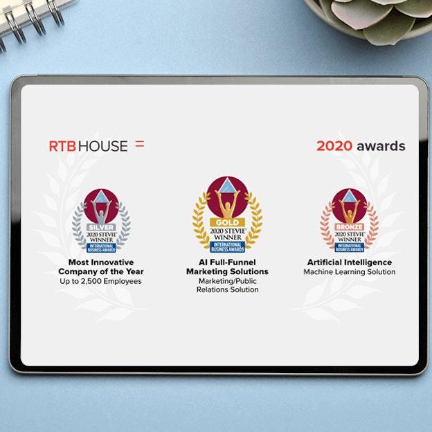 RTB House Wins Three Stevie® Awards