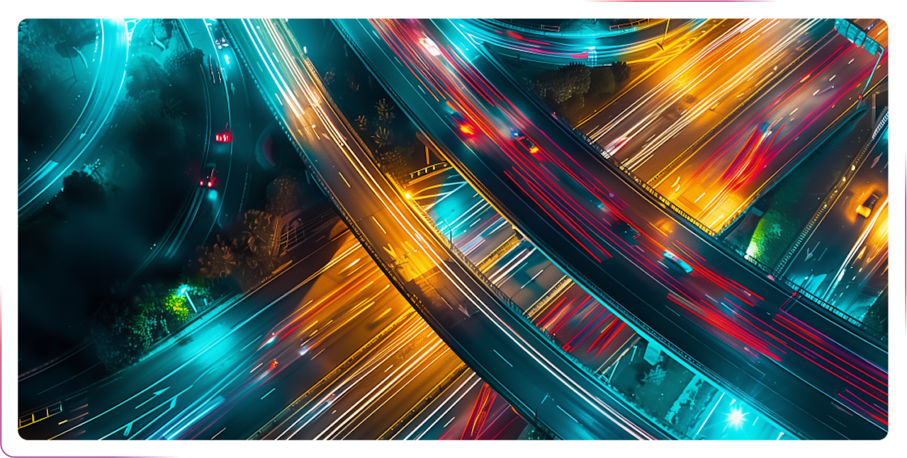 roads with lights