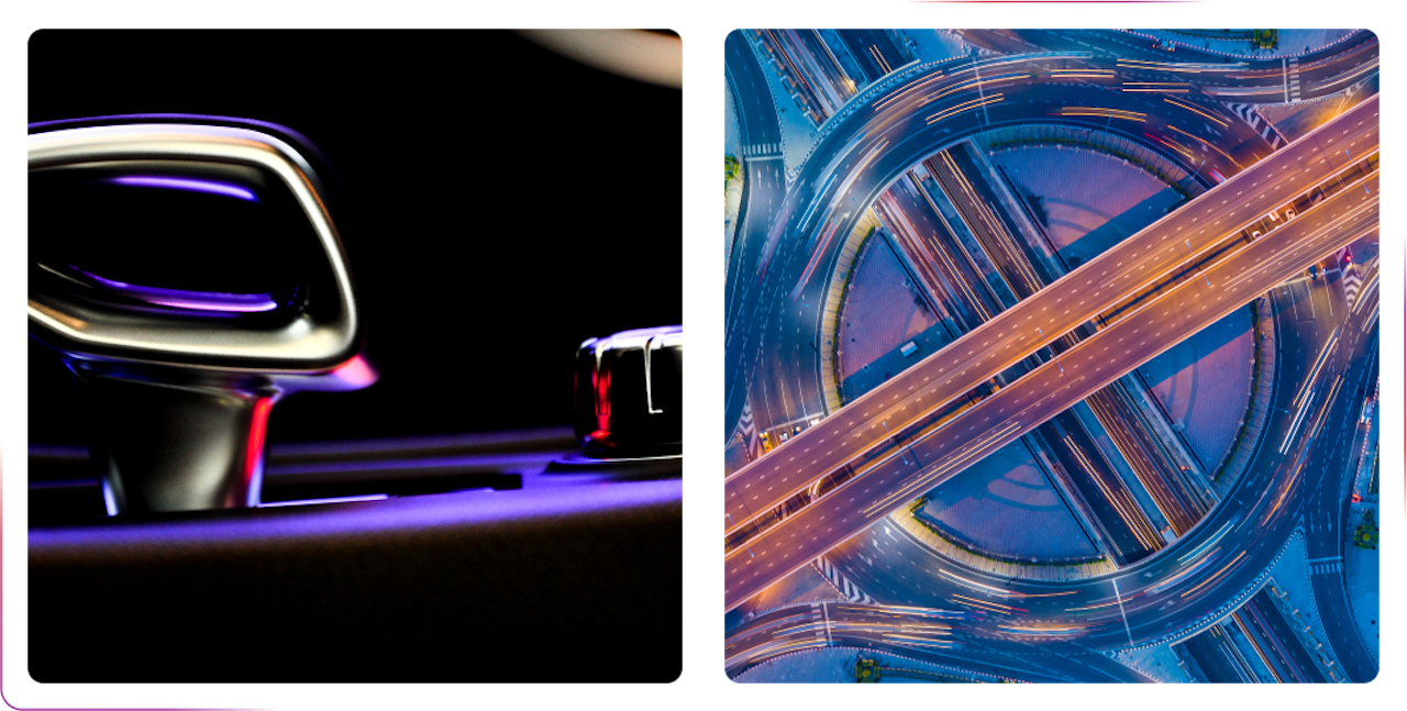 roundabout and car equipment