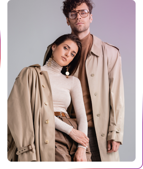 young fashion couple