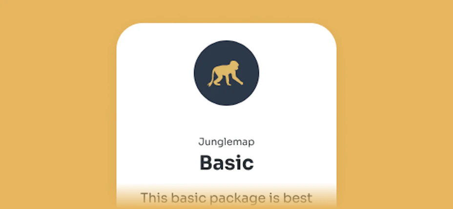Bild av jungle map Vanlig packet