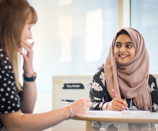 An employer receiving expert advice