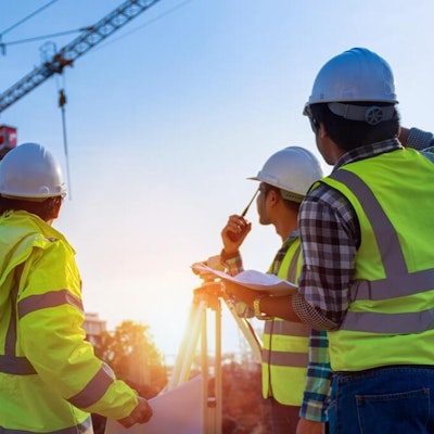 Construction workers on-site