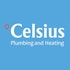 The image shows a blue company logo and says Celsius Plumbing and Heating.