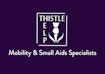A company logo that says Thistle Help, Mobility and Small Aids specialists.