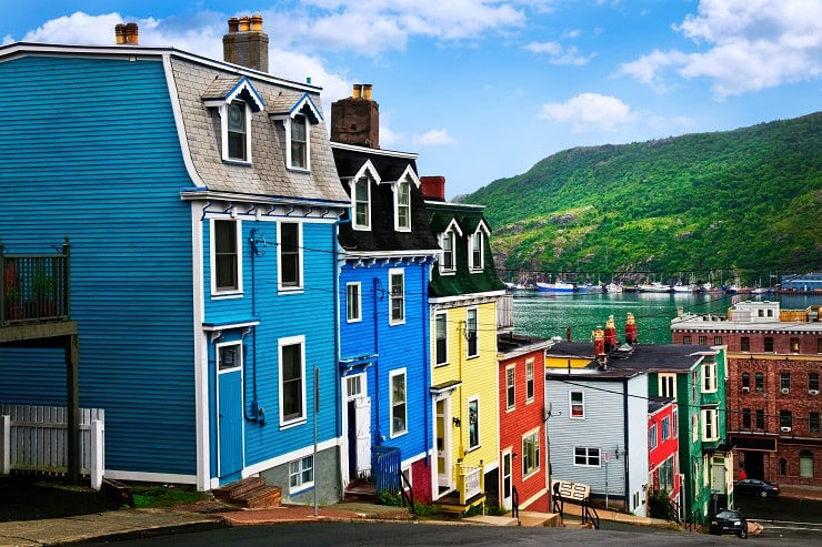 row of houses