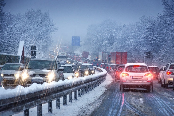 Winter driving hazards