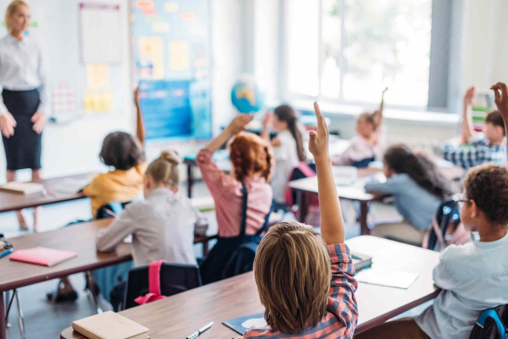 children in a classroom