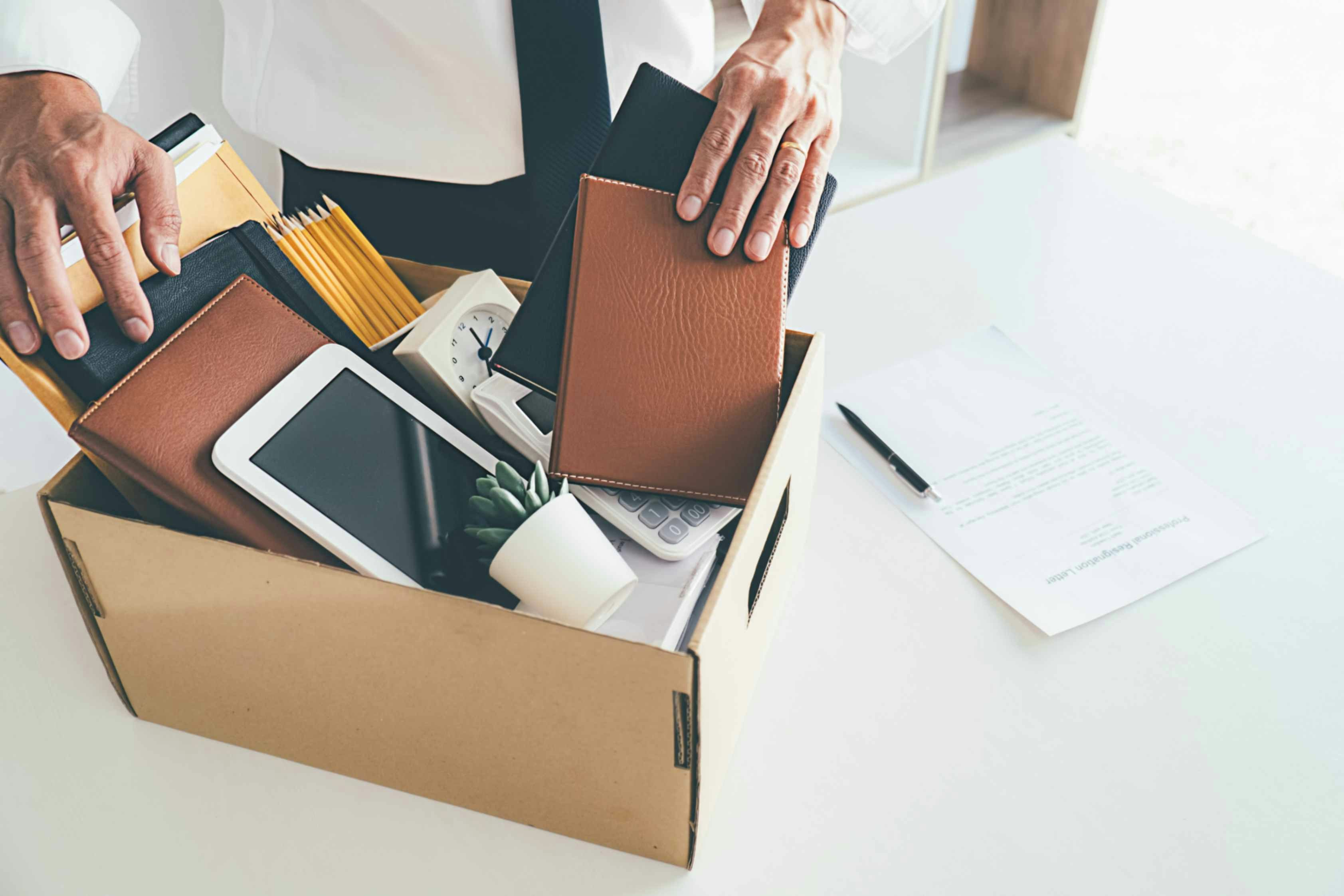 box of belongings