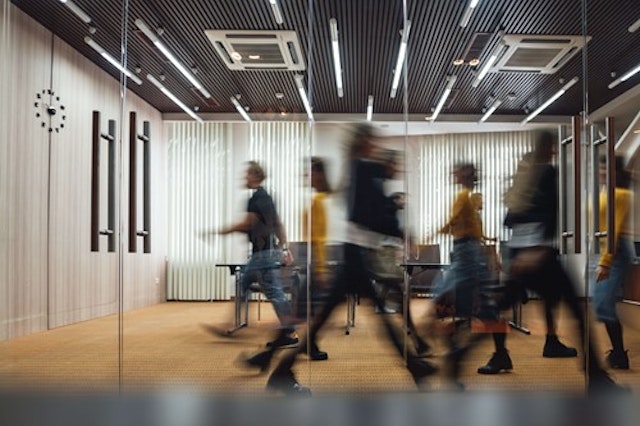 busy workplace