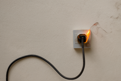 Electricity fire