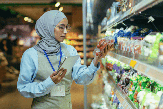 shop workers pay