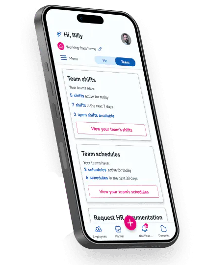 shift and scheduling mobile app