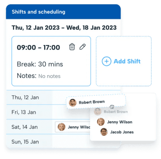 shift scheduling app demo