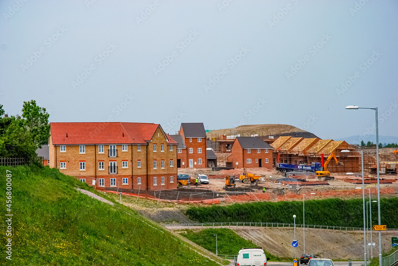 Houses being developed
