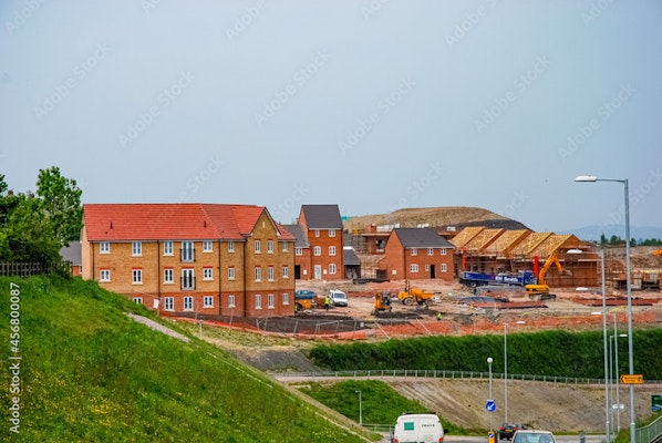 Houses being developed