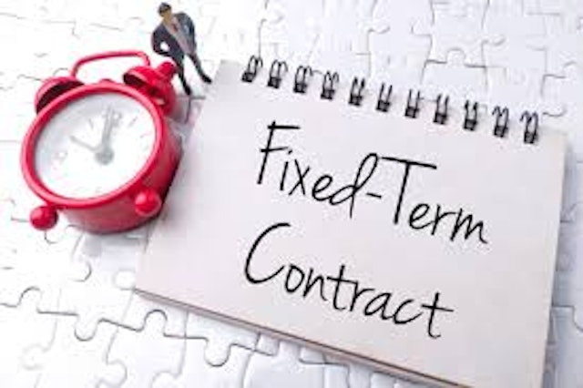 Fixed term contract