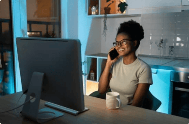 working from home