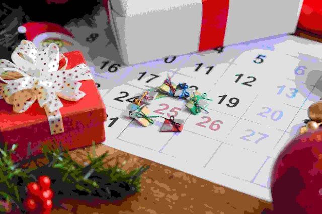 Gifts on table