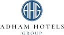A company logo featuring the initials A H G, for Adham Hotels Group