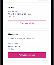 Peninsula HR software screenshot