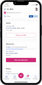 Peninsula HR software screenshot
