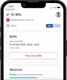 Peninsula HR software screenshot