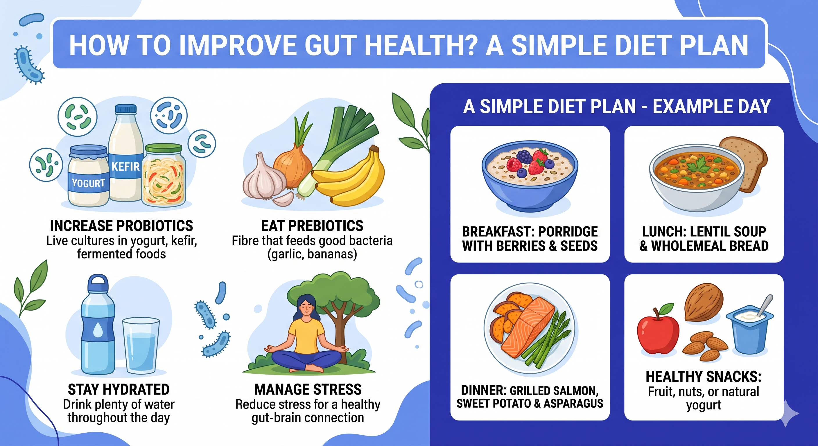 How to Improve Gut Health? A Simple Diet Plan UK