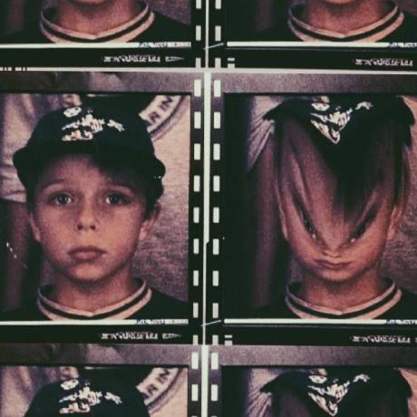 A young alian-looking Alex