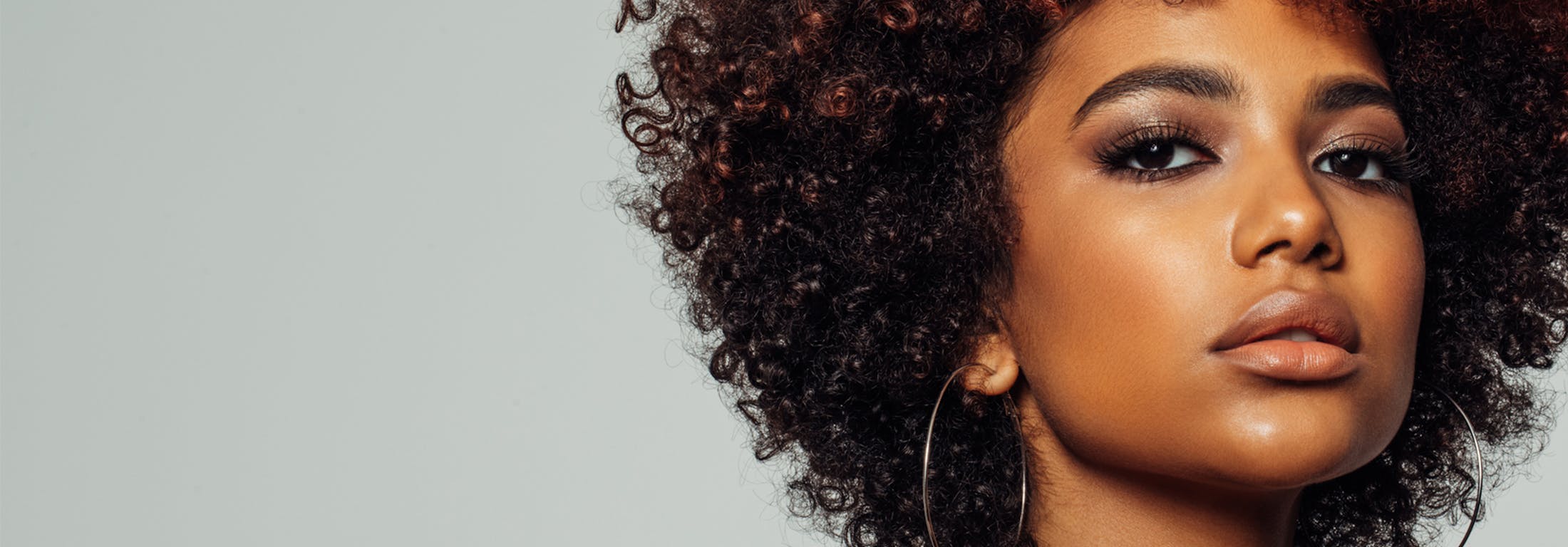 woman with natural hair