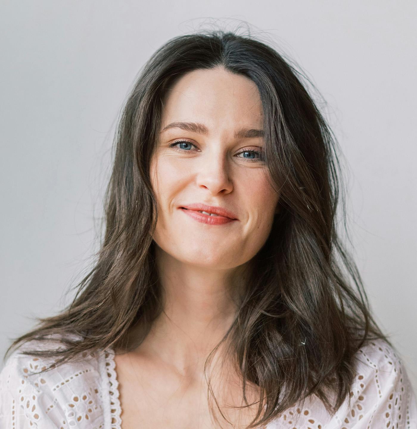 Woman smiling