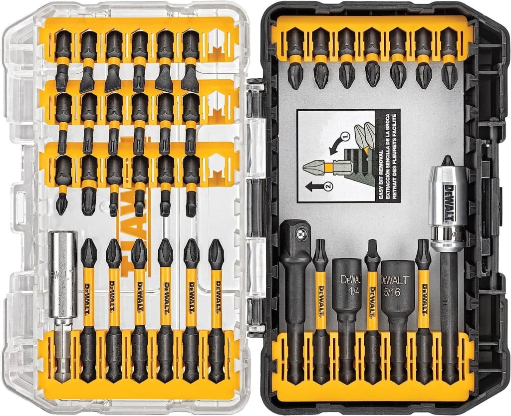 DeWalt 40-Piece FlexTorq Impact-Ready Screwdriving Bit Set: $21 DeWalt 40-Piece FlexTorq Impact-Ready Screwdriving Bit Set: $21