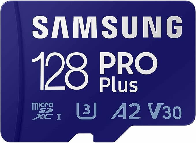 Samsung Pro Plus microSD 128GB Memory Card + Adapter: $12.99
