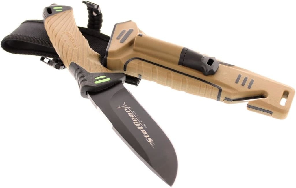 StatGear Surviv-All Fixed-Blade Bowie Knife w/ Sheath: $21 StatGear Surviv-All Fixed-Blade Bowie Knife w/ Sheath: $21
