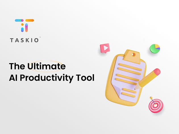 Taskio: The Ultimate AI Productivity Tool: Lifetime Subscription: $19.99