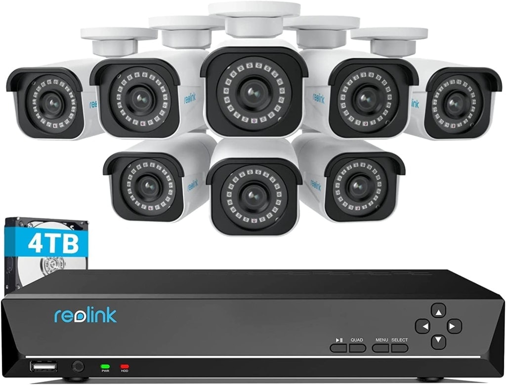 Reolink Smart 4K PoE Security Camera System: $824.99