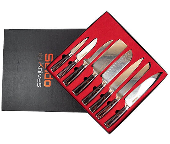 Seido Japanese Master Chef's 8-Piece Knife Set: $119.97
