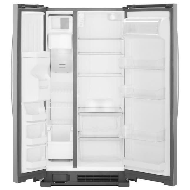 Whirlpool Frigidaire 25.6-Cu. Ft. Side-by-Side Refrigerator with Ice Maker : $999