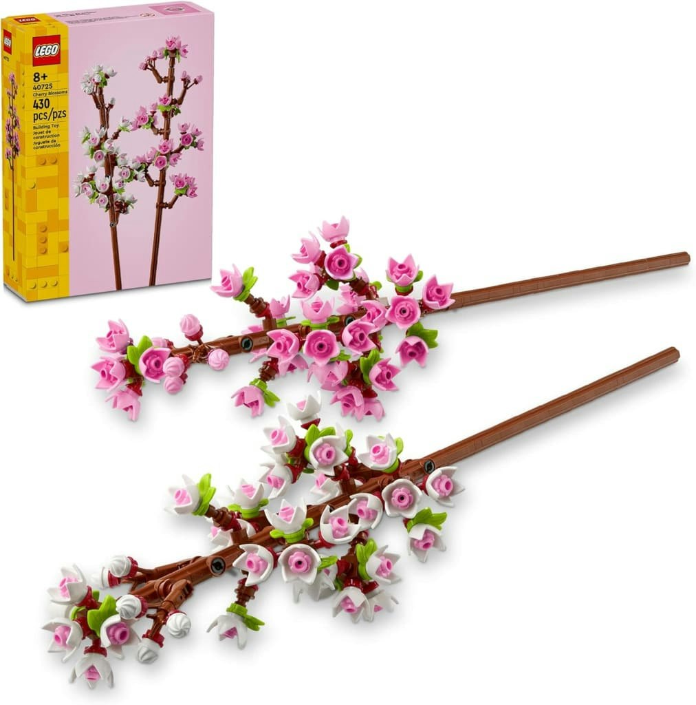 LEGO Cherry Blossoms Floral Display Set: $8.79