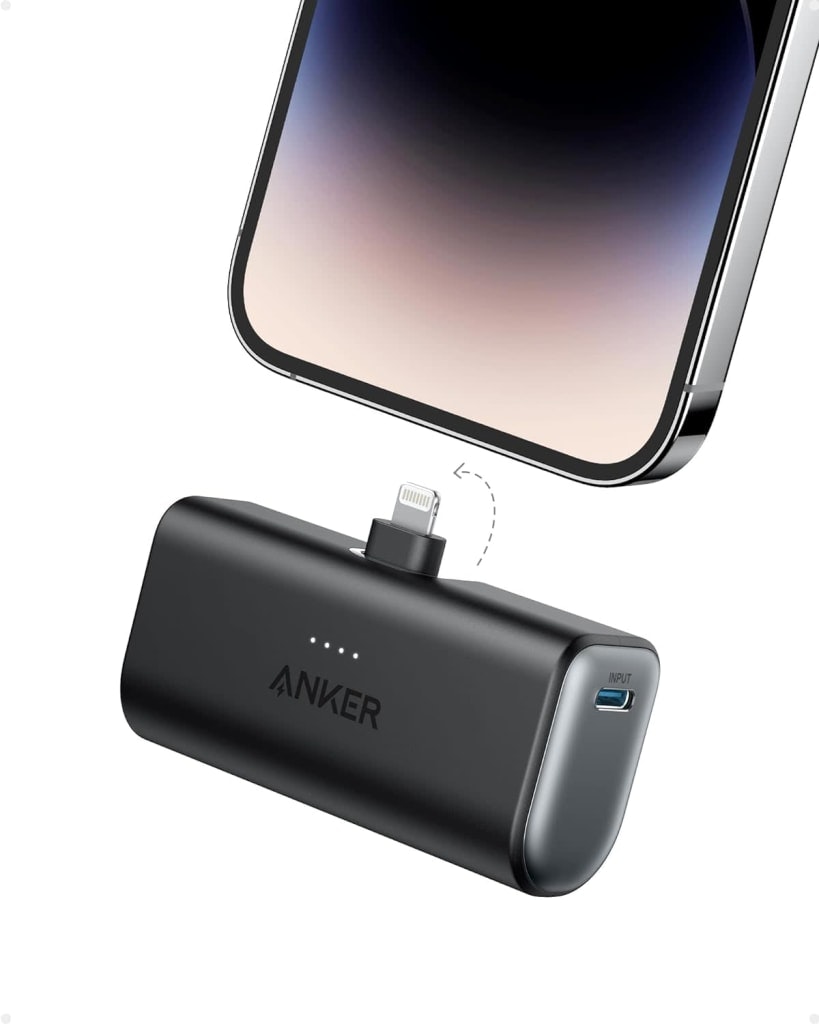 Anker Nano MFi-Certified Portable Charger for iPhone: $18.99