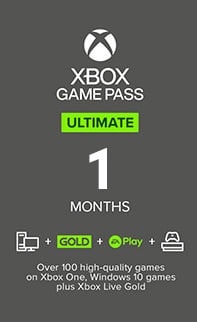 Xbox Game Pass Ultimate 1-Month Subscription: $8