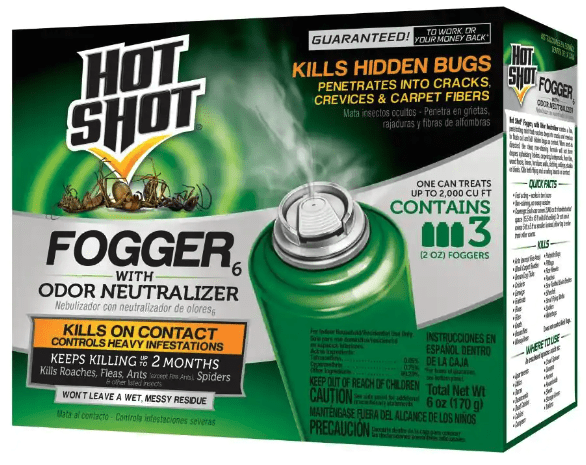 Hot Shot 3-Count Insect Fogger Aerosol with Odor Neutralizer: $6 Hot Shot 3-Count Insect Fogger Aerosol with Odor Neutralizer: $6