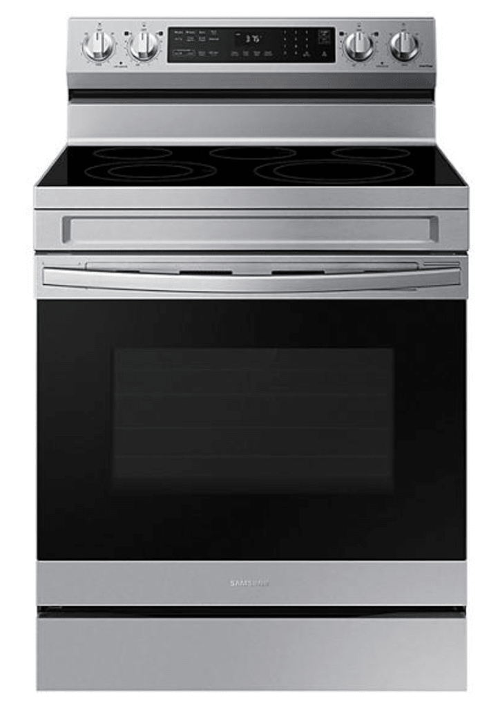 Samsung 6.3-Cubic Foot Freestanding Electric Convection Oven Smart Range: $729
