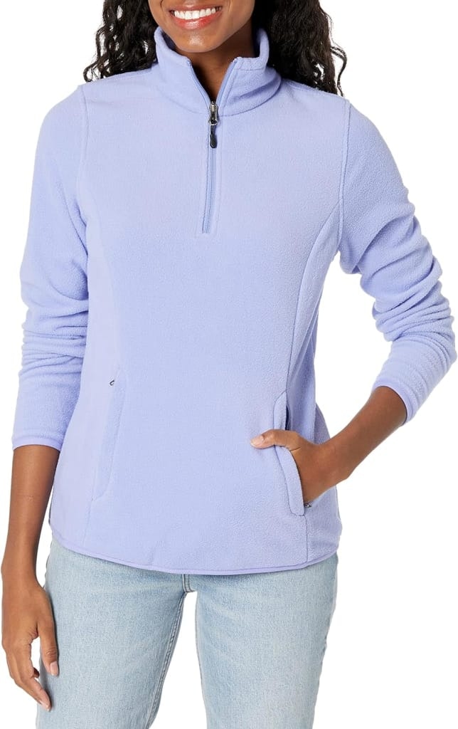 Amazon Essentials Women's Polar Fleece Pullover Jacket: $8.90 Amazon Essentials Women's Polar Fleece Pullover Jacket: $8.90